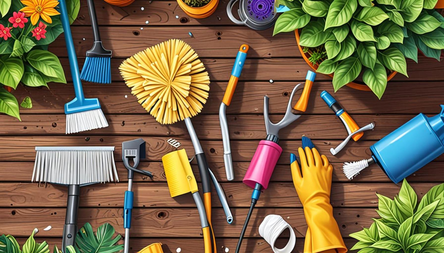 Cleaning tools for outdoor spaces: how to keep the exterior of your home spotless